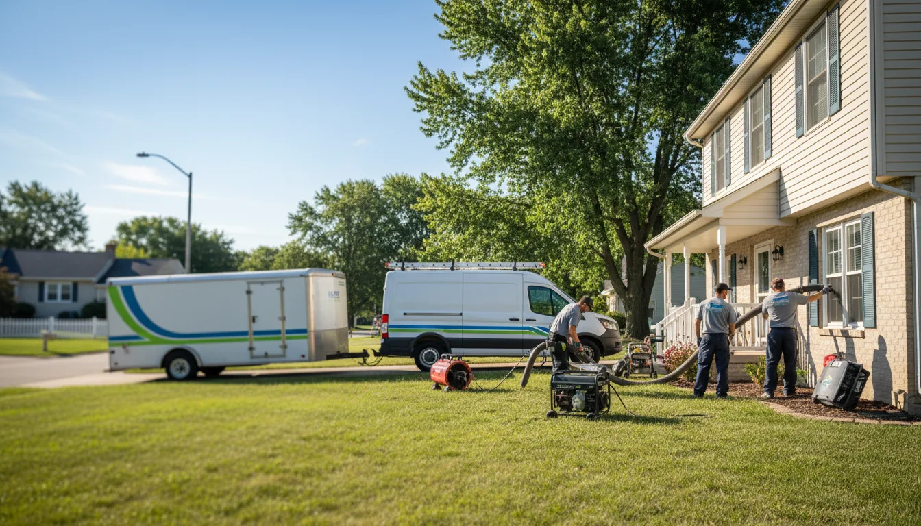 Flooded Basement Restoration And Cleanup With Repair in Winchester, IL near me